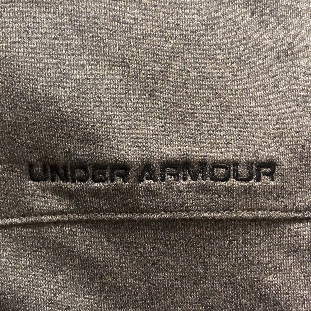 Under Armour Men’s Gray Loose Fit Heat Gear Polo, Large - Picture 6 of 8